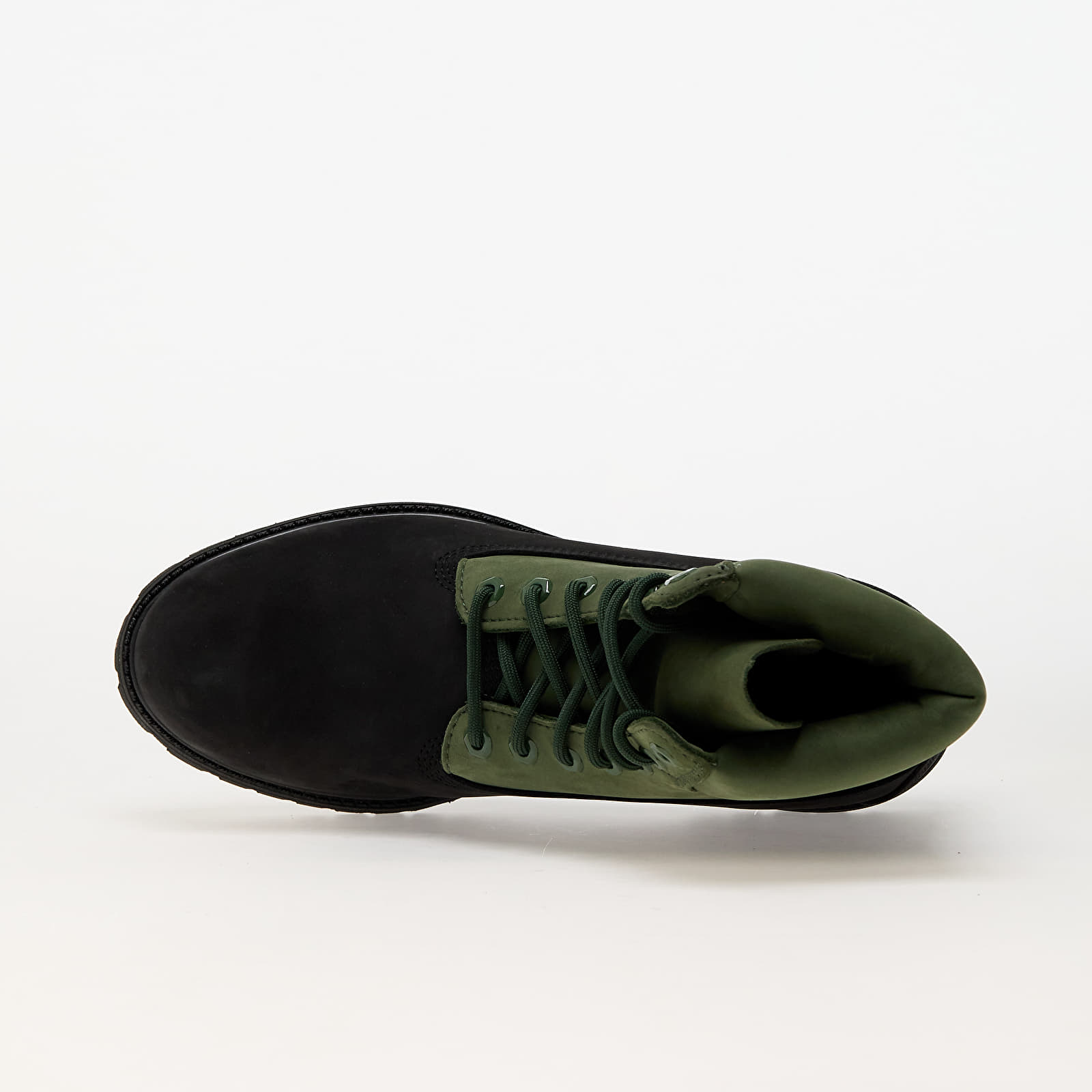 Herenschoenen Timberland 6 Inch Lace Up Waterproof Boot Black Nubuck/ Dark Green