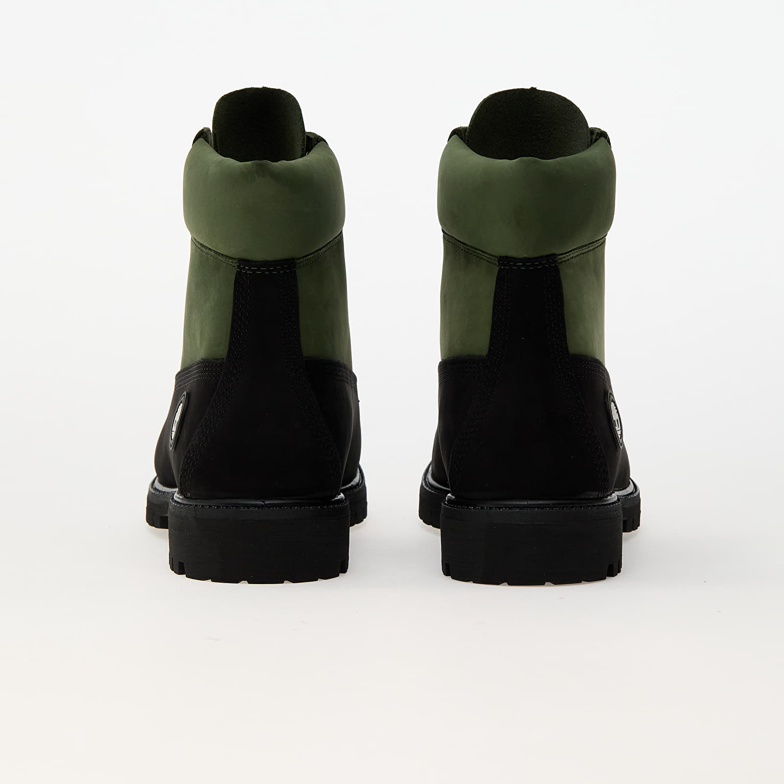 Timberland 6 Inch Lace Up Waterproof Boot Black Nubuck Dark Green Footshop