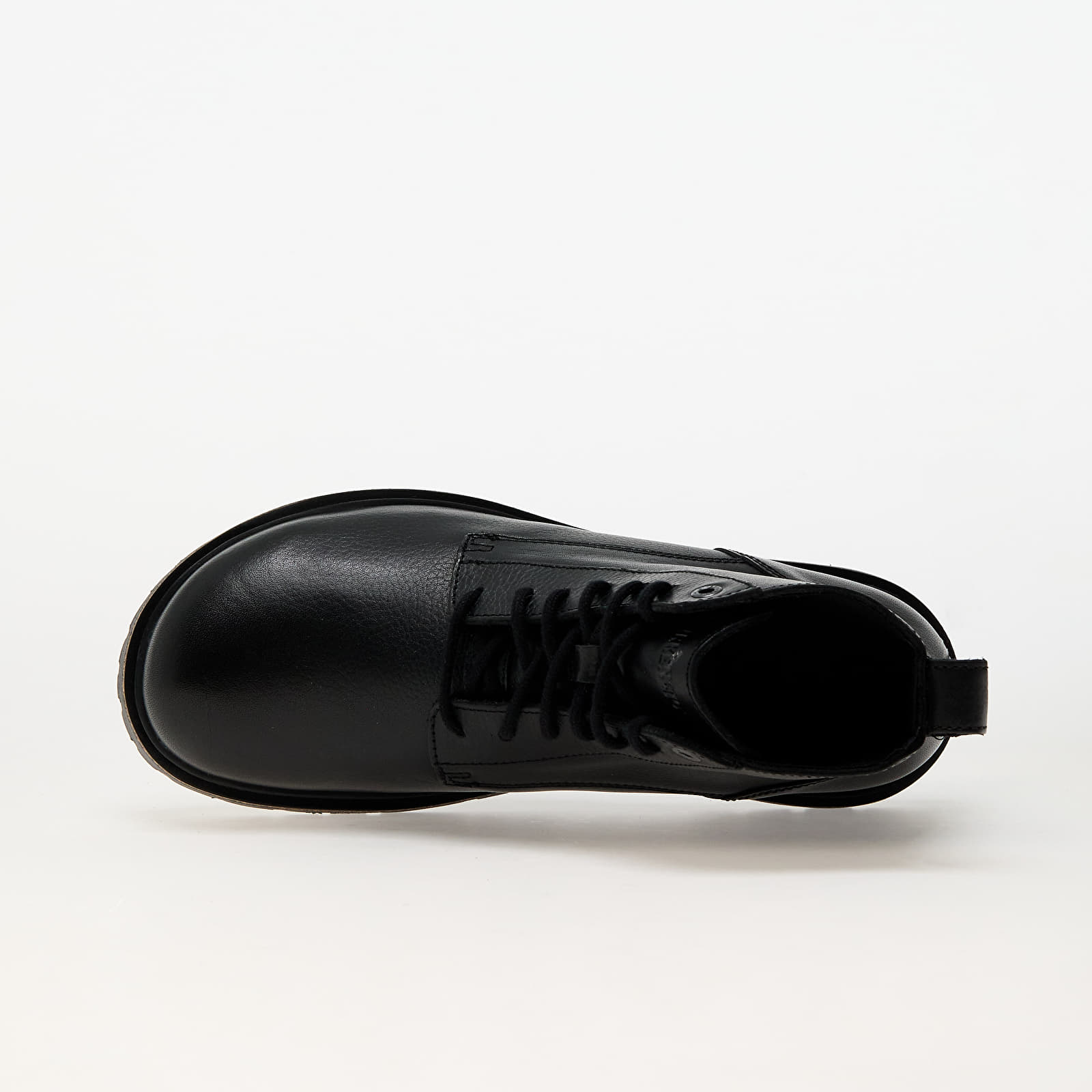 Pánské tenisky a boty Birkenstock Highwood Lace Mid Men Natural Leather Black