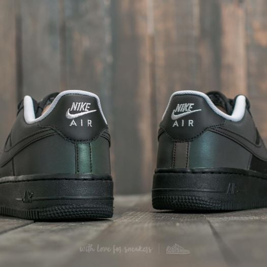 Air force 1 lv8 (gs) black/ black/ wolf grey hot sale