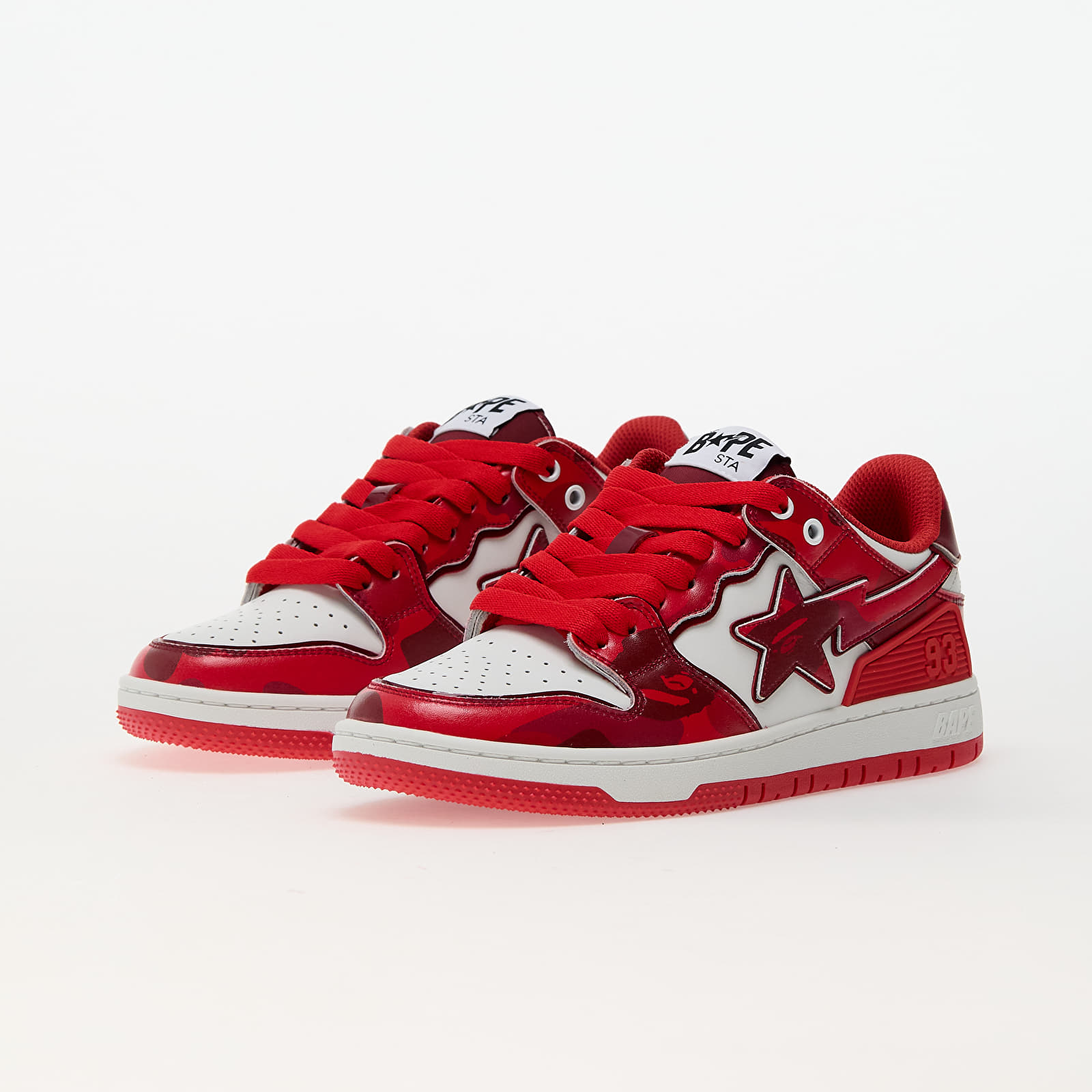 Мъжки кецове и обувки A BATHING APE Bape Sk8 Sta 1 M2 Red