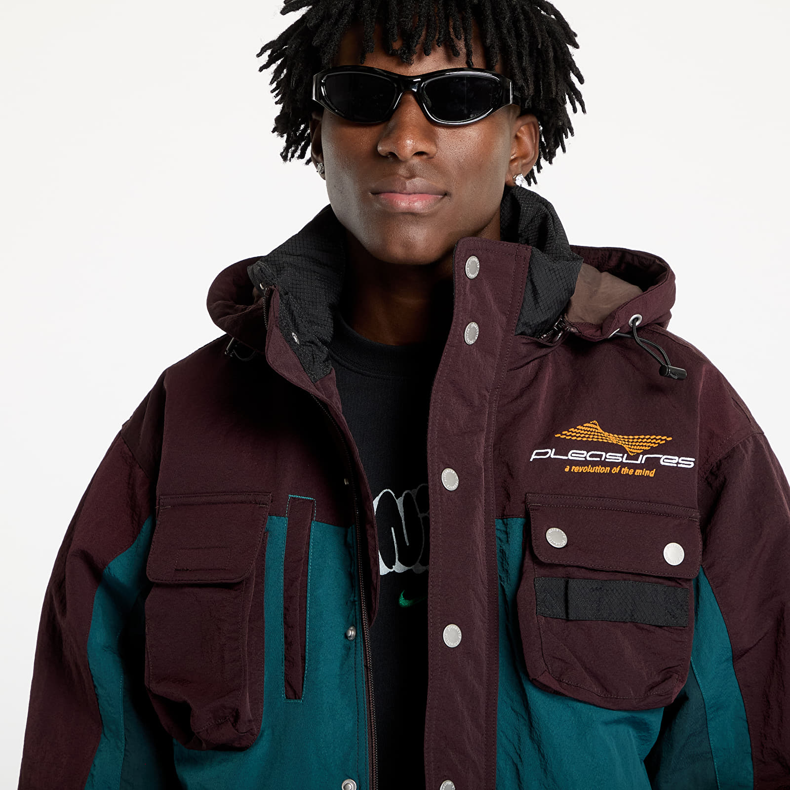 Jacken PLEASURES Revolution Outdoor Jacket Brown