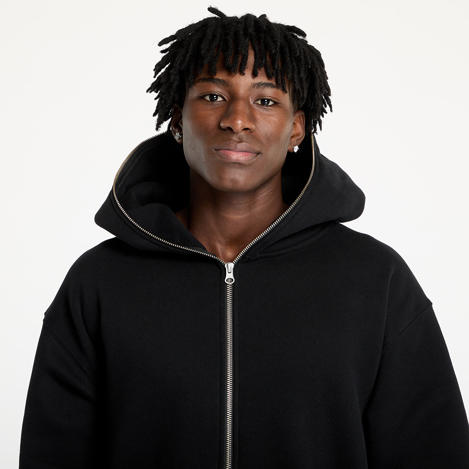 Hettegensere og sweatshirts PLEASURES Dragon Zip Hoodie Black