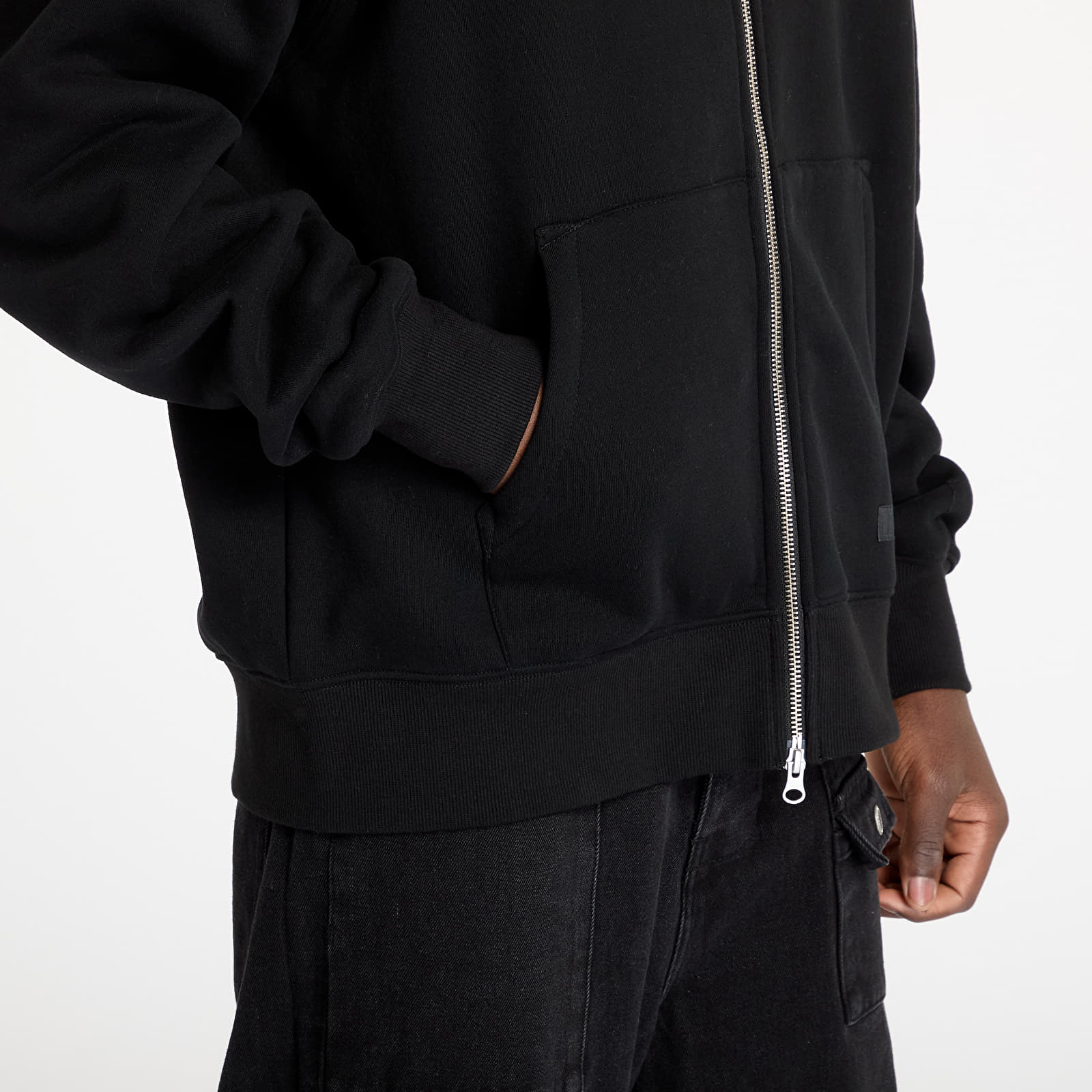 Hettegensere og sweatshirts PLEASURES Dragon Zip Hoodie Black