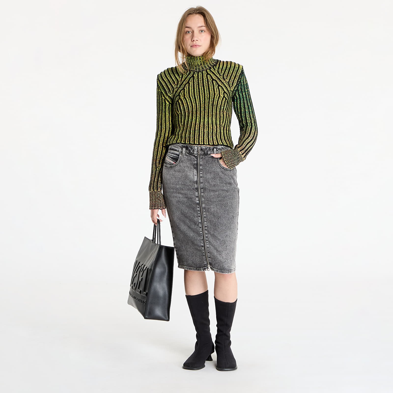 Camisolas Diesel M-Orkid Knitwear Opaline Green