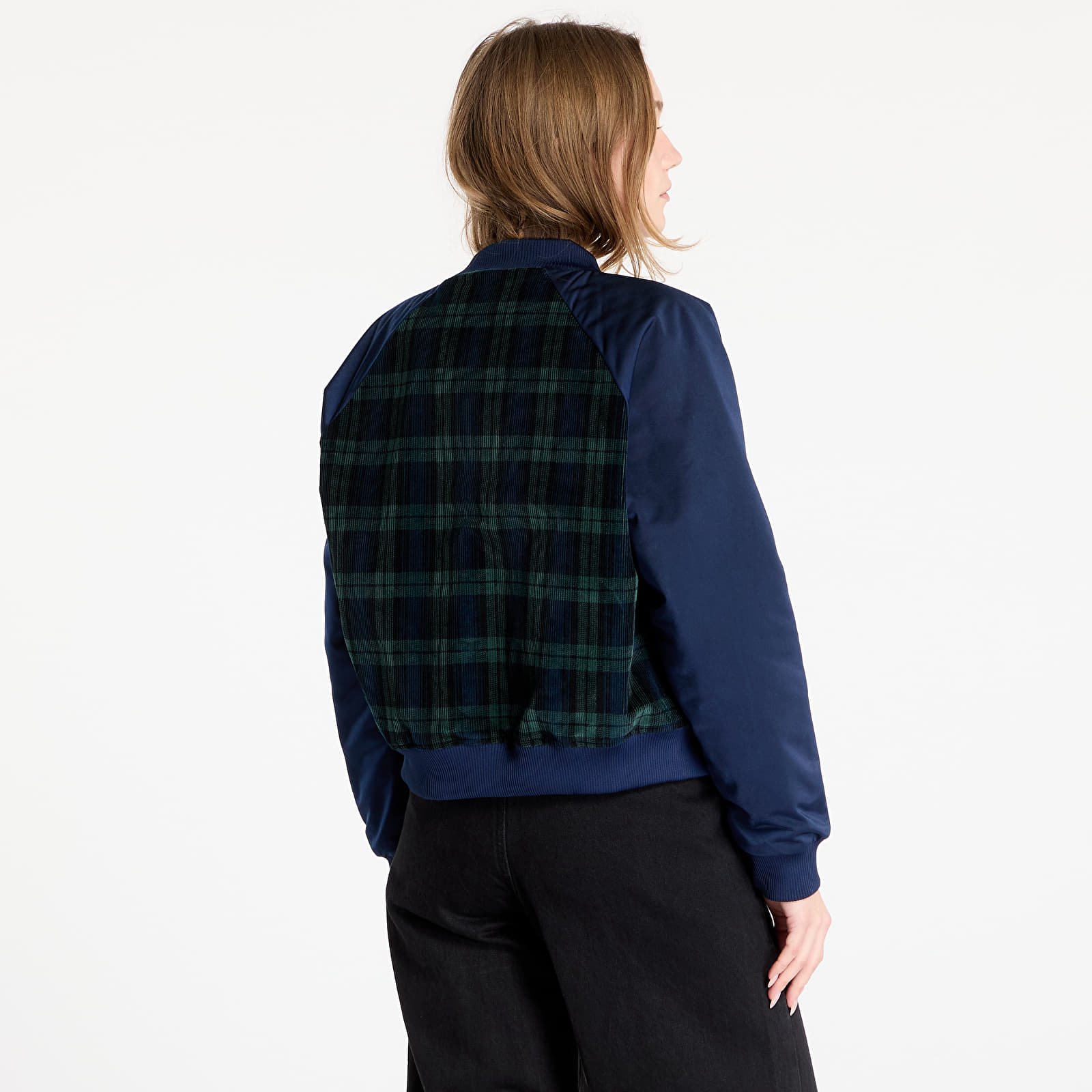 Якета adidas Tartan Jacket Night Indigo/ Black/ Green
