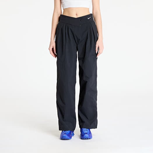 Nike Sportswear Collection Women's Asymmetric Waist Trousers Black/ Lt Iron Ore/ White