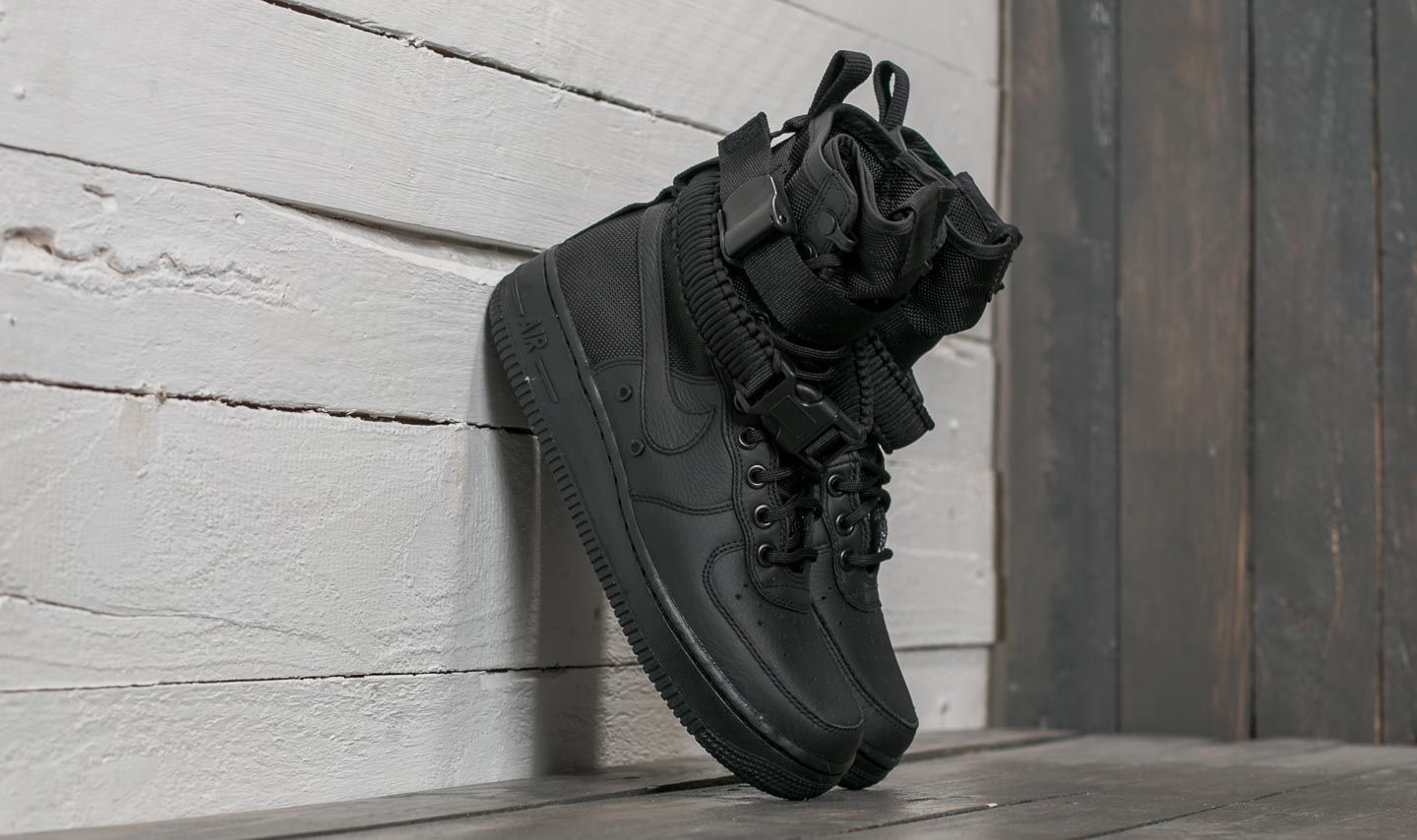 Nike air force sf high black store