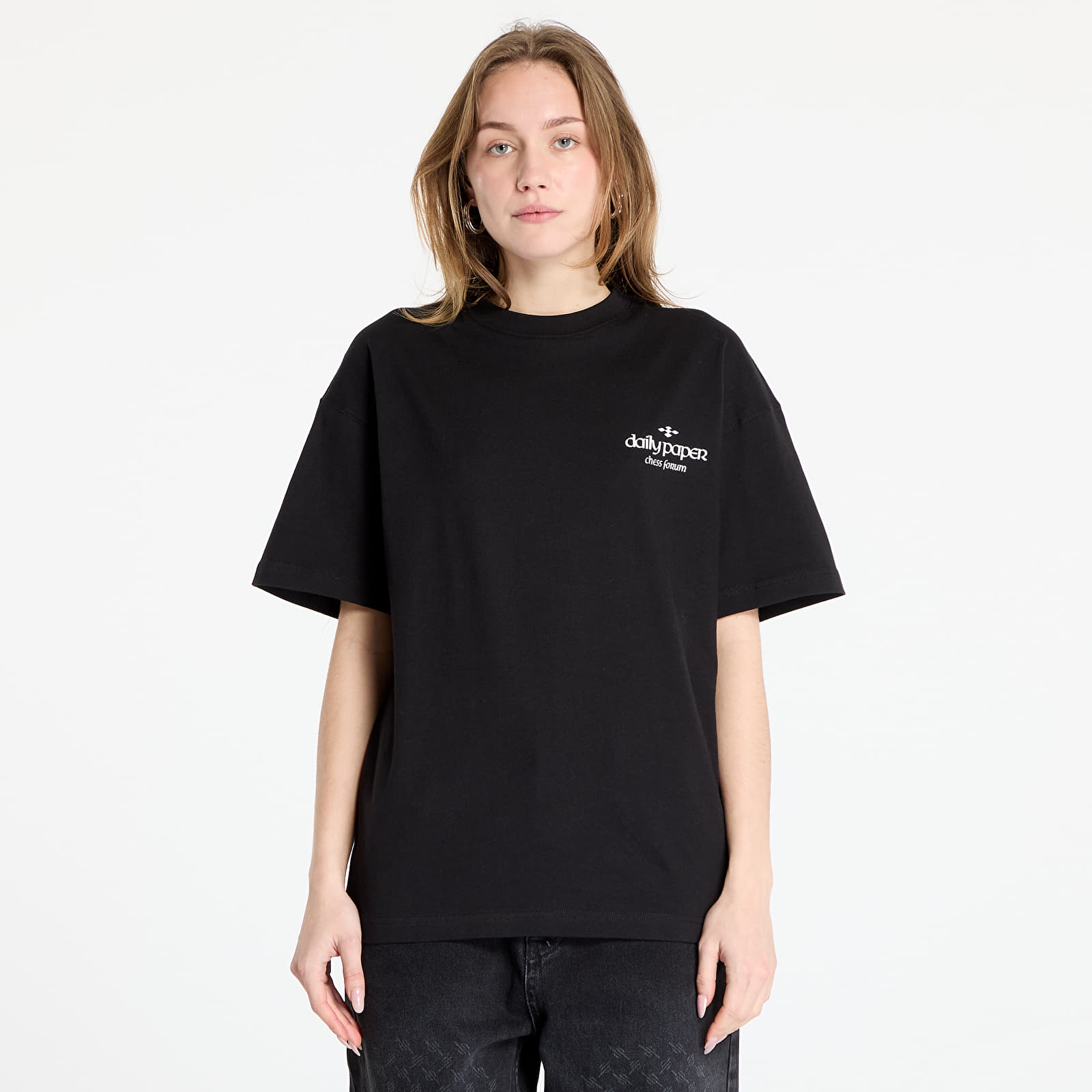 T-Shirts Daily Paper Overlooked Short Sleeve T-Shirt UNISEX Black