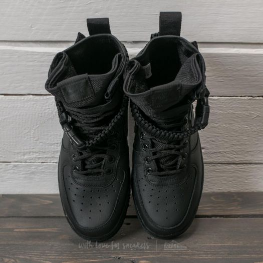 Dámske topánky a tenisky Nike Wmns SF Air Force 1 Black/ Black-Black |  Footshop