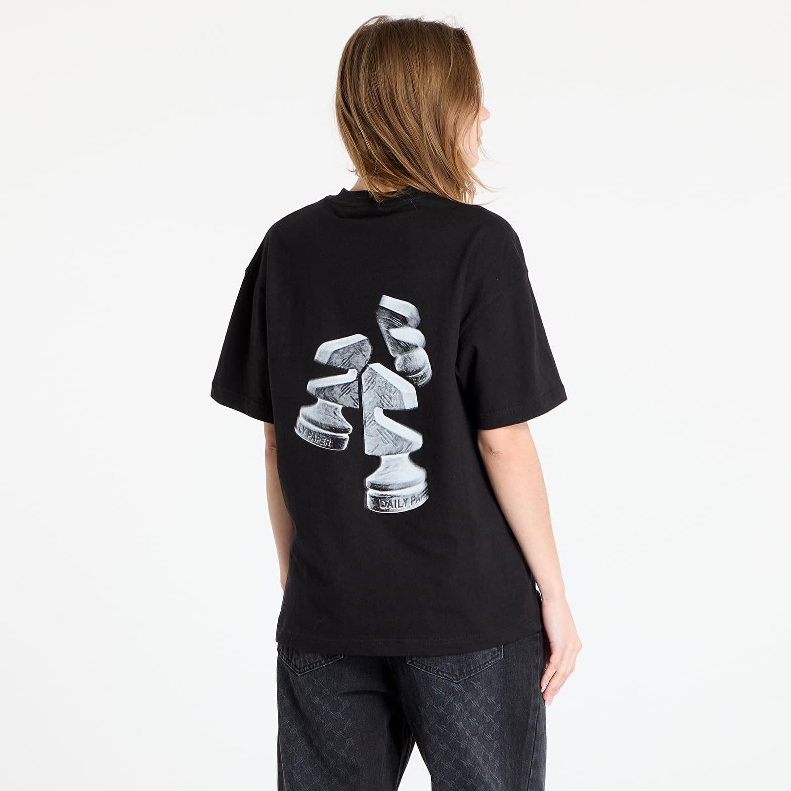 T-Shirts Daily Paper Overlooked Short Sleeve T-Shirt UNISEX Black