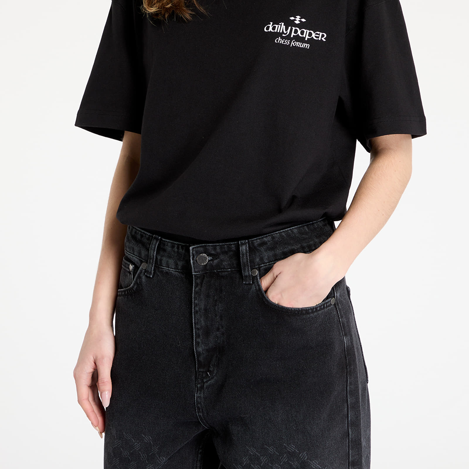 Jeans Daily Paper Amba Monogram Jeans Black