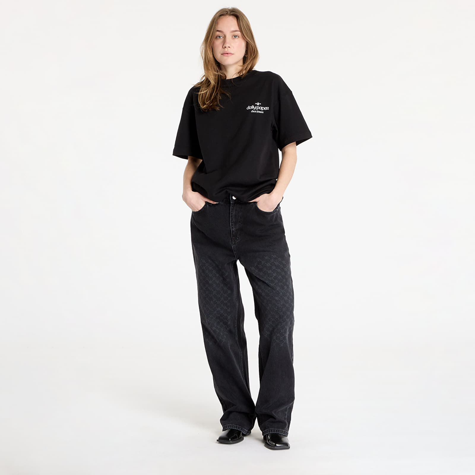 Jeans Daily Paper Amba Monogram Jeans Black