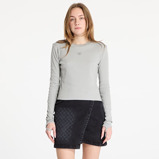 Tričko Daily Paper Logo Rib Top Ultimate Gray