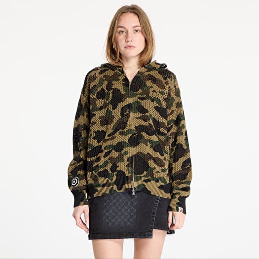 A BATHING APE Knit Sweat Shirt UNISEX Green