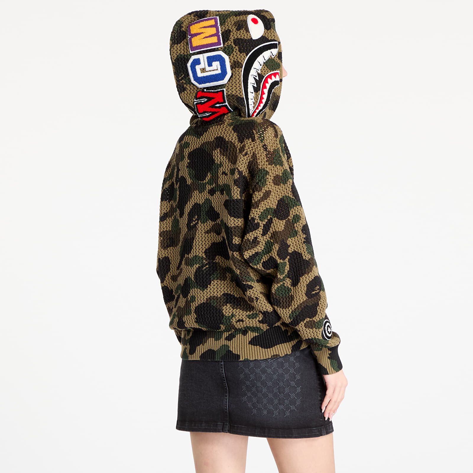 Mikiny A BATHING APE Knit Sweat Shirt UNISEX Green