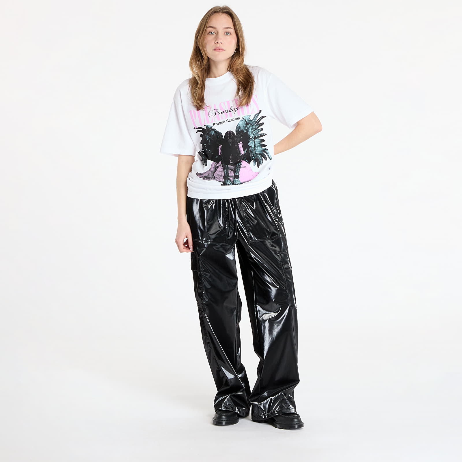 Koszulki PLEASURES x FTSHP Angel T-Shirt UNISEX White