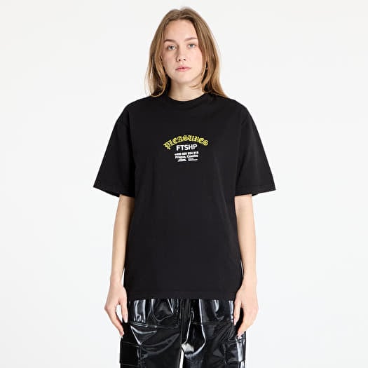 Tričko PLEASURES x FTSHP Questions T-Shirt UNISEX Black