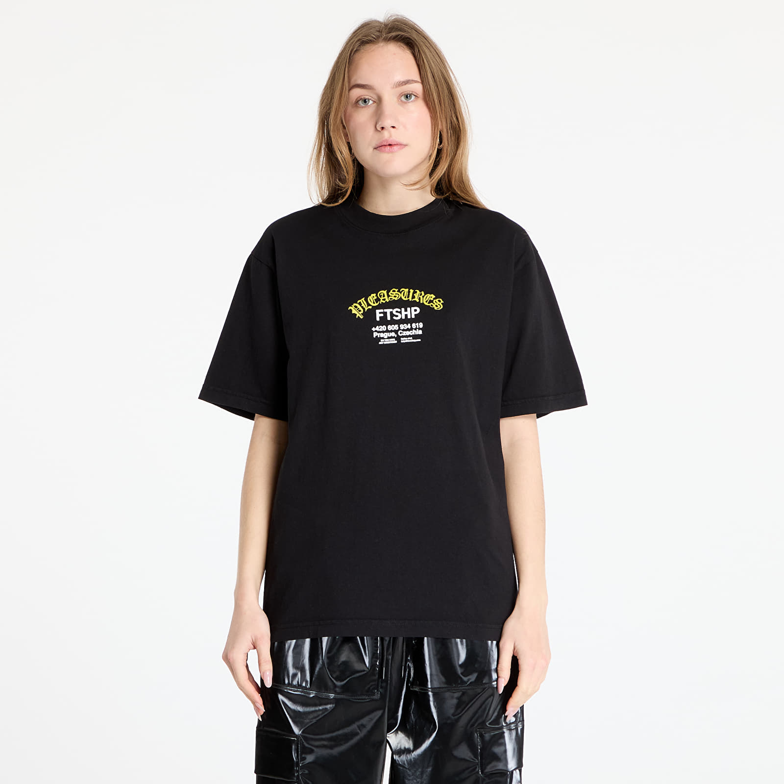 T-Shirts PLEASURES x FTSHP Questions T-Shirt UNISEX Black
