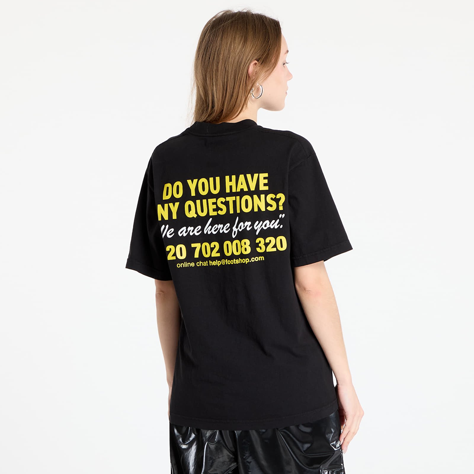 T-Shirts PLEASURES x FTSHP Questions T-Shirt UNISEX Black
