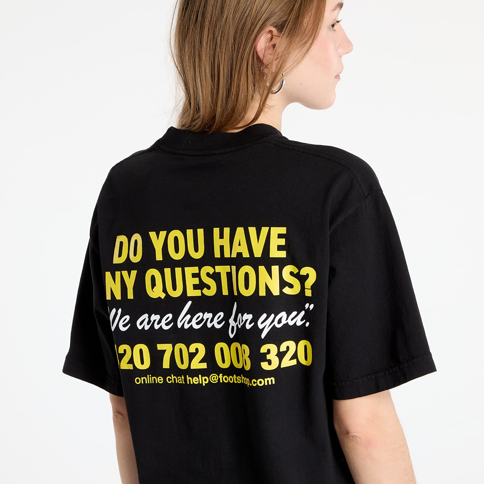 T-Shirts PLEASURES x FTSHP Questions T-Shirt UNISEX Black