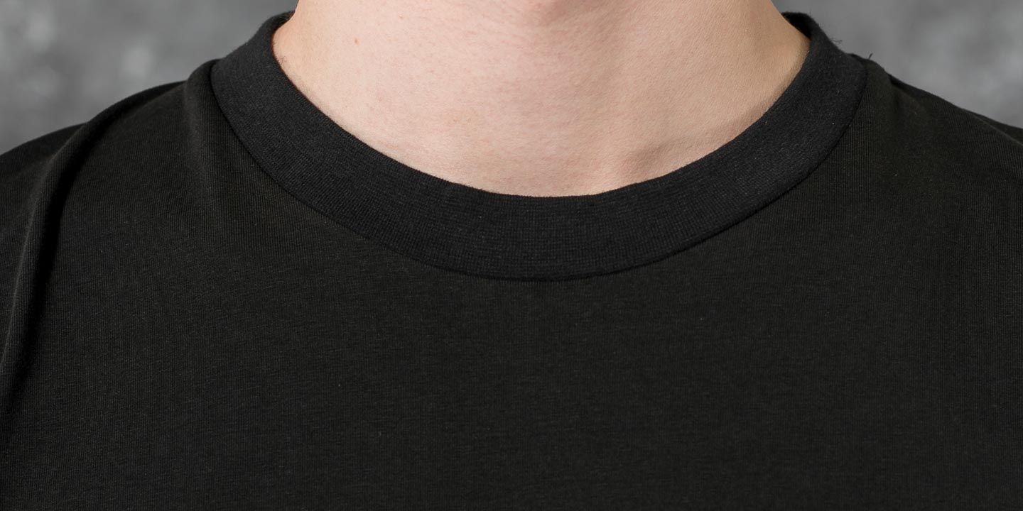 T-skjorter Footshop POINT OF VIEW Tee Black/ Orange