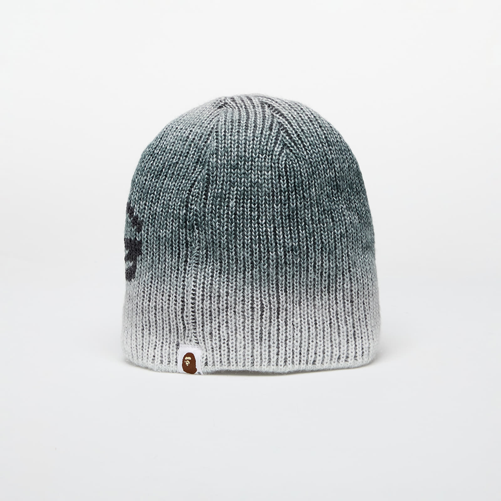 Hatter A BATHING APE Gradient Mixed Color Knit Cap M Grey
