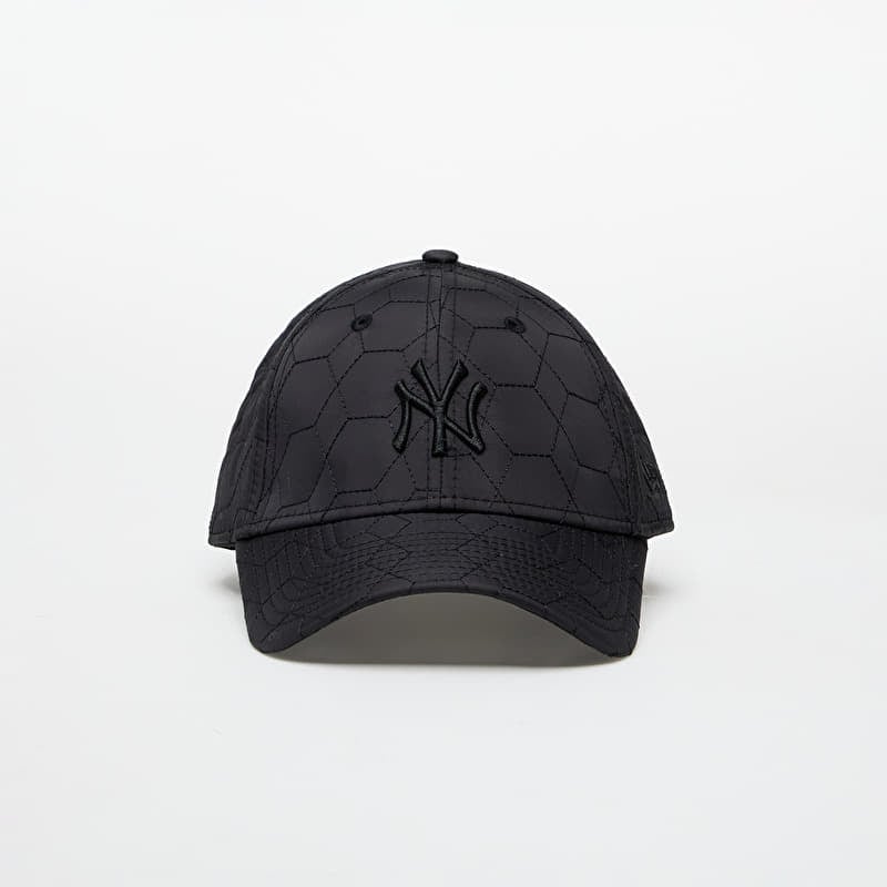 New Era New York Yankees MLB Quilted 9FORTY Adjustable Cap Black/ Black