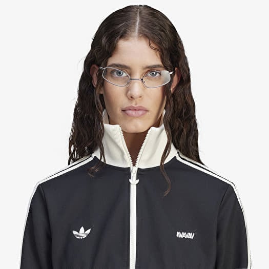 Hoodies and sweatshirts adidas x AVAVAV Cropped Track Top Black