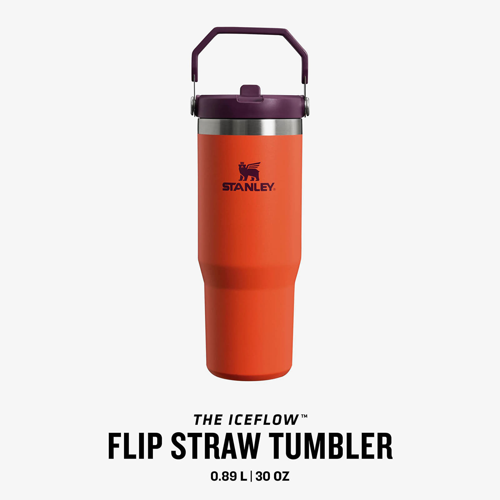 andere Accessoires STANLEY The IceFlow™ Flip Straw Tumbler 890 ml Tigerlily Plum