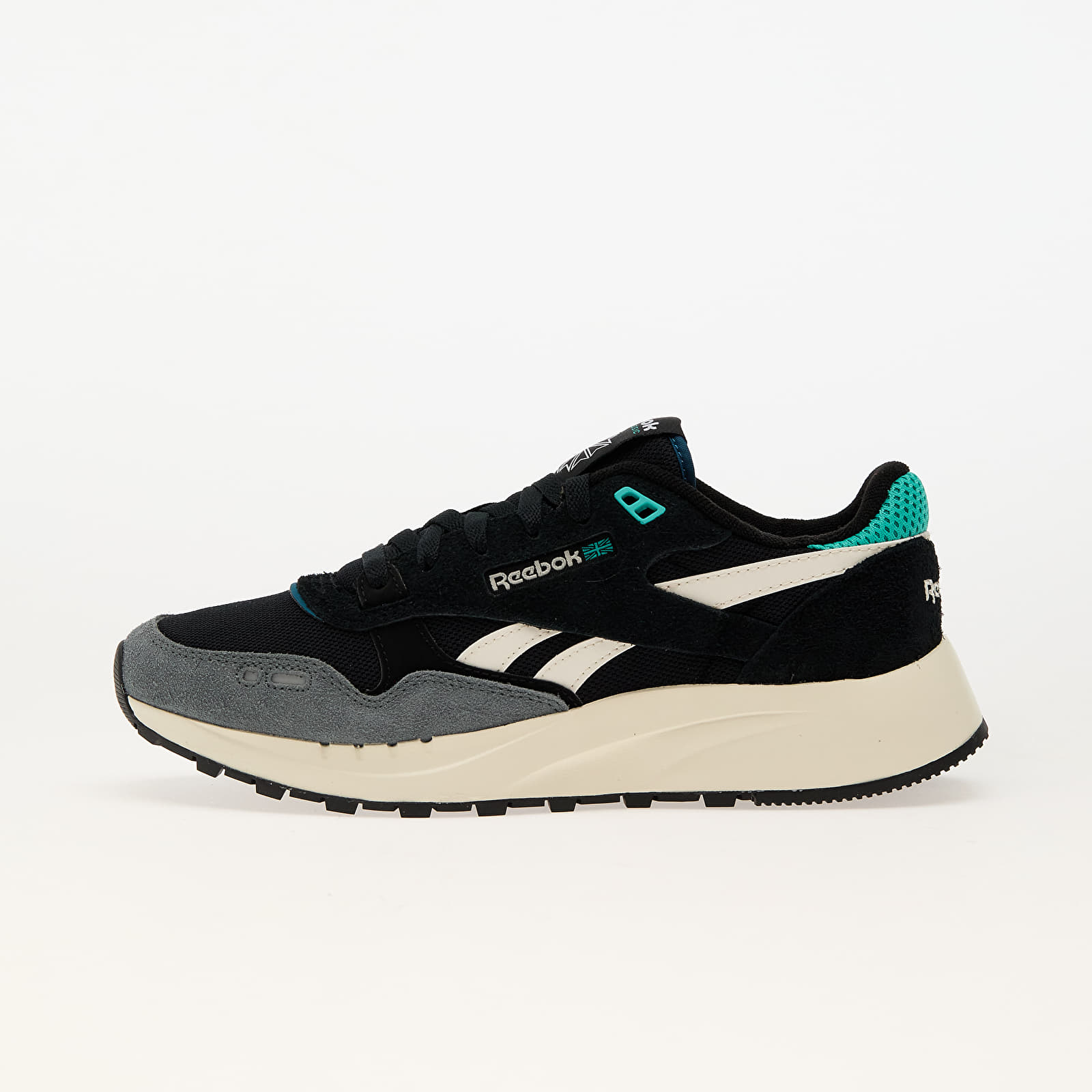 Männer Reebok Classic Leather 2400 Black/ Escape Blue/ Vintage Chalk
