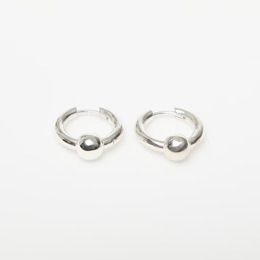 TwoJeys 1 Ball Earrings Silver