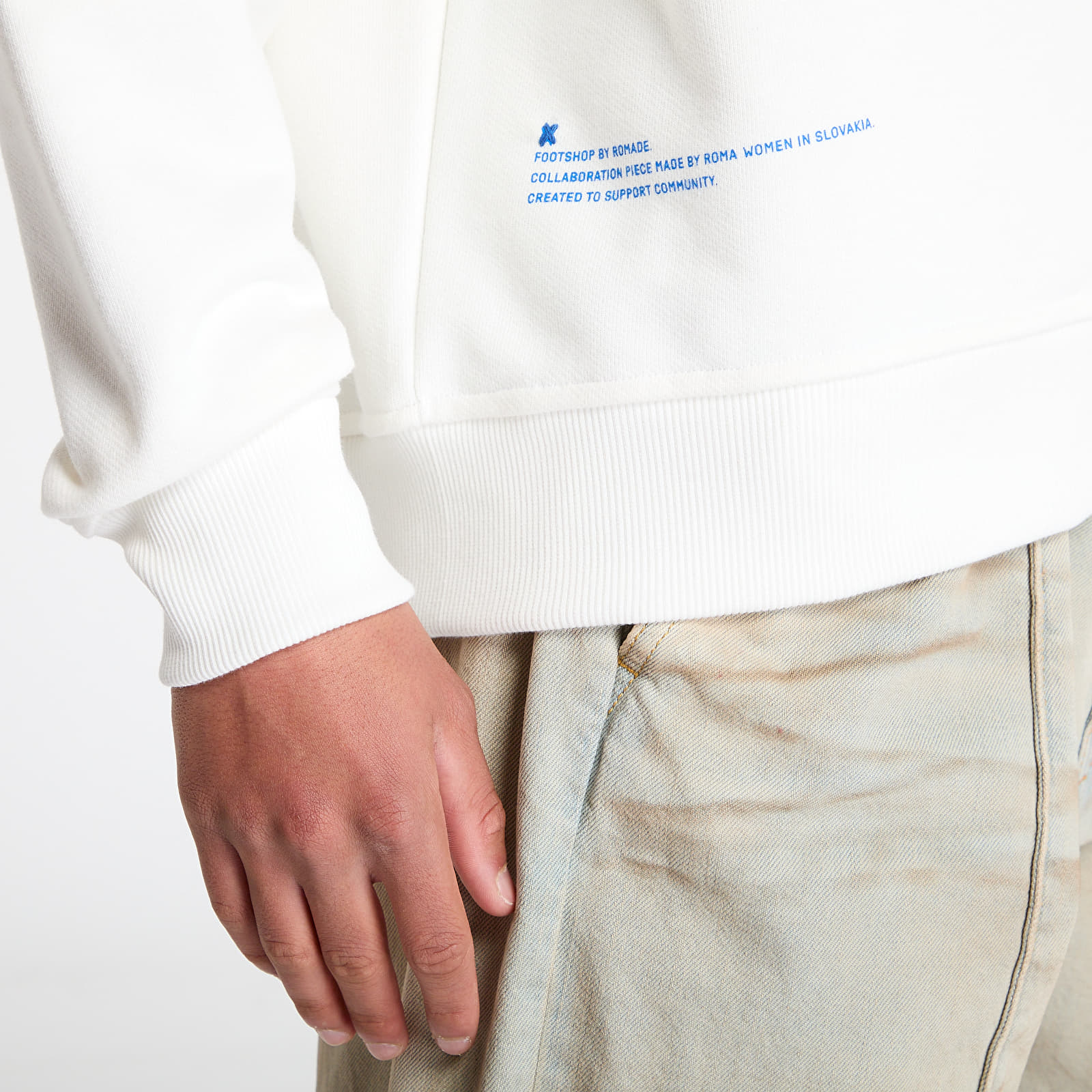 Men's hoodies FTSHP RFTW Crewneck UNISEX Off White