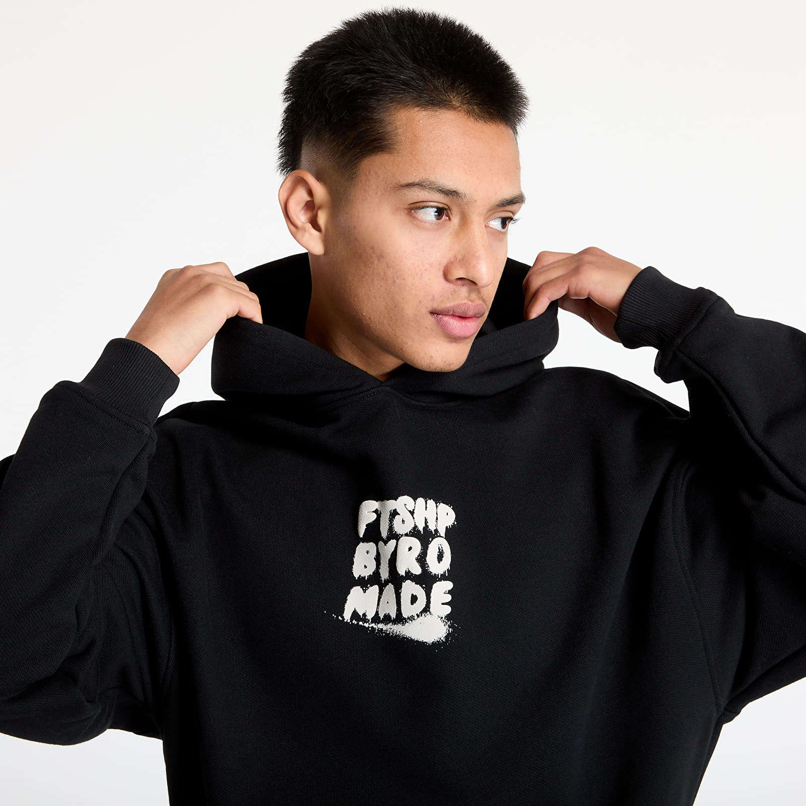 Bluzy z kapturem FTSHP RFTW Hoodie UNISEX Black