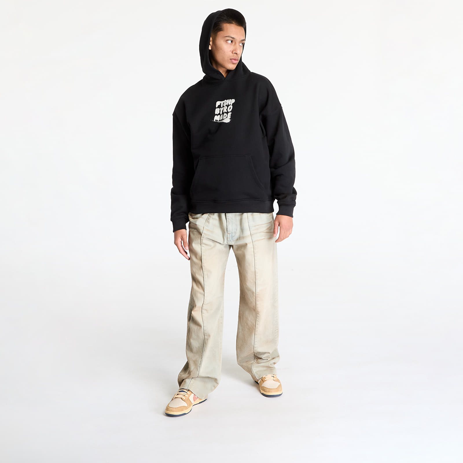Bluzy z kapturem FTSHP RFTW Hoodie UNISEX Black