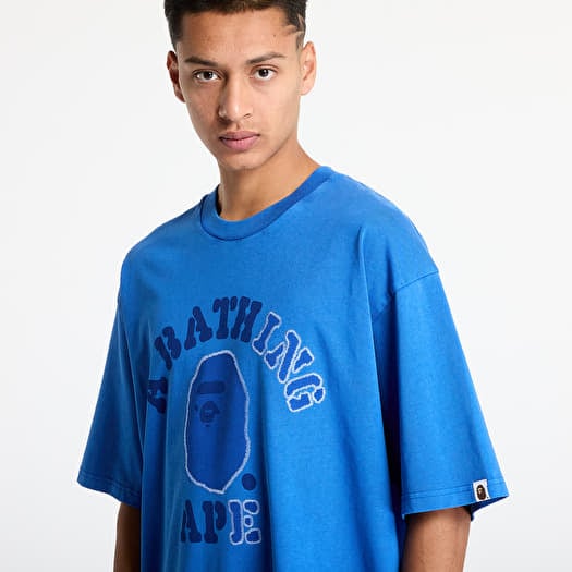 T shirt A BATHING APE Garment Dye College Relaxed Fit Tee