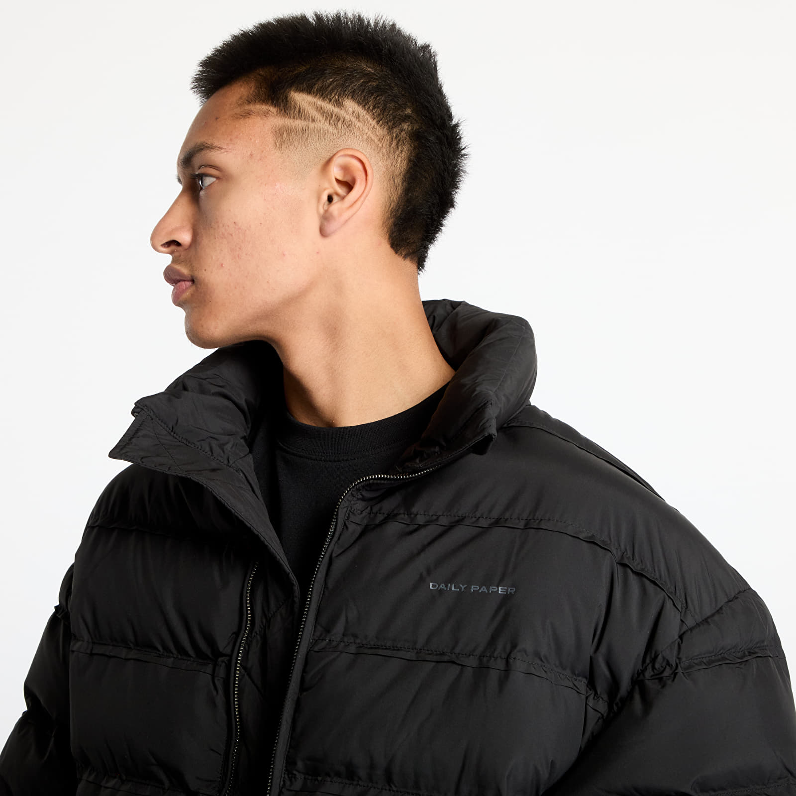 Bundy Daily Paper Relaxed Short Puffer Jacket Black