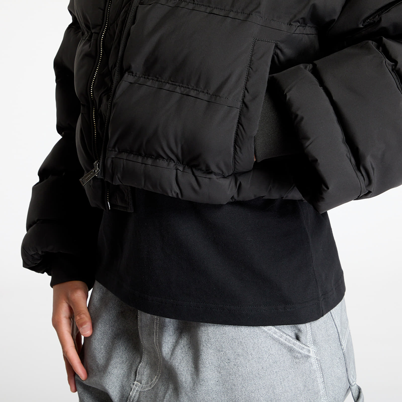 Bundy Daily Paper Relaxed Short Puffer Jacket Black