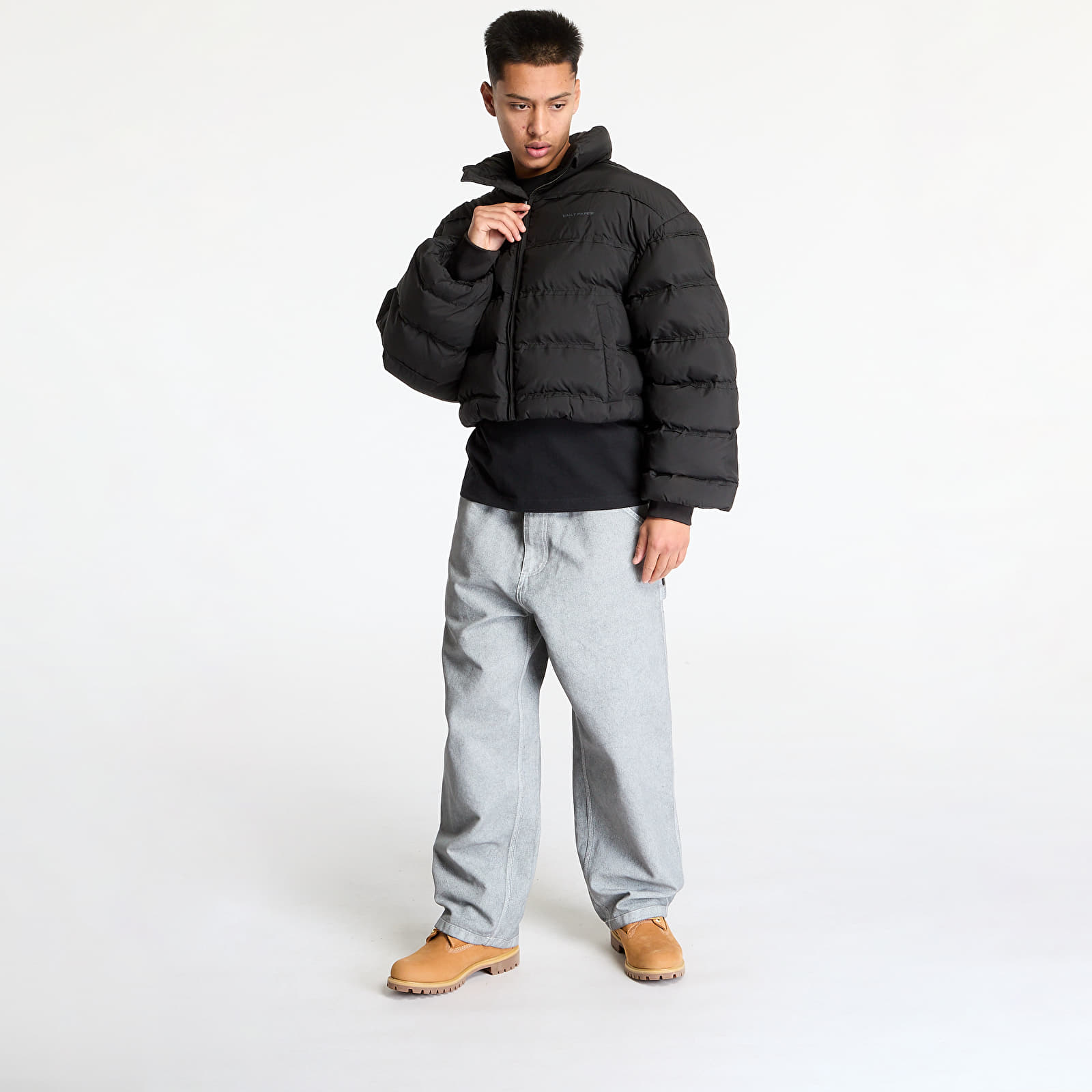 Bundy Daily Paper Relaxed Short Puffer Jacket Black