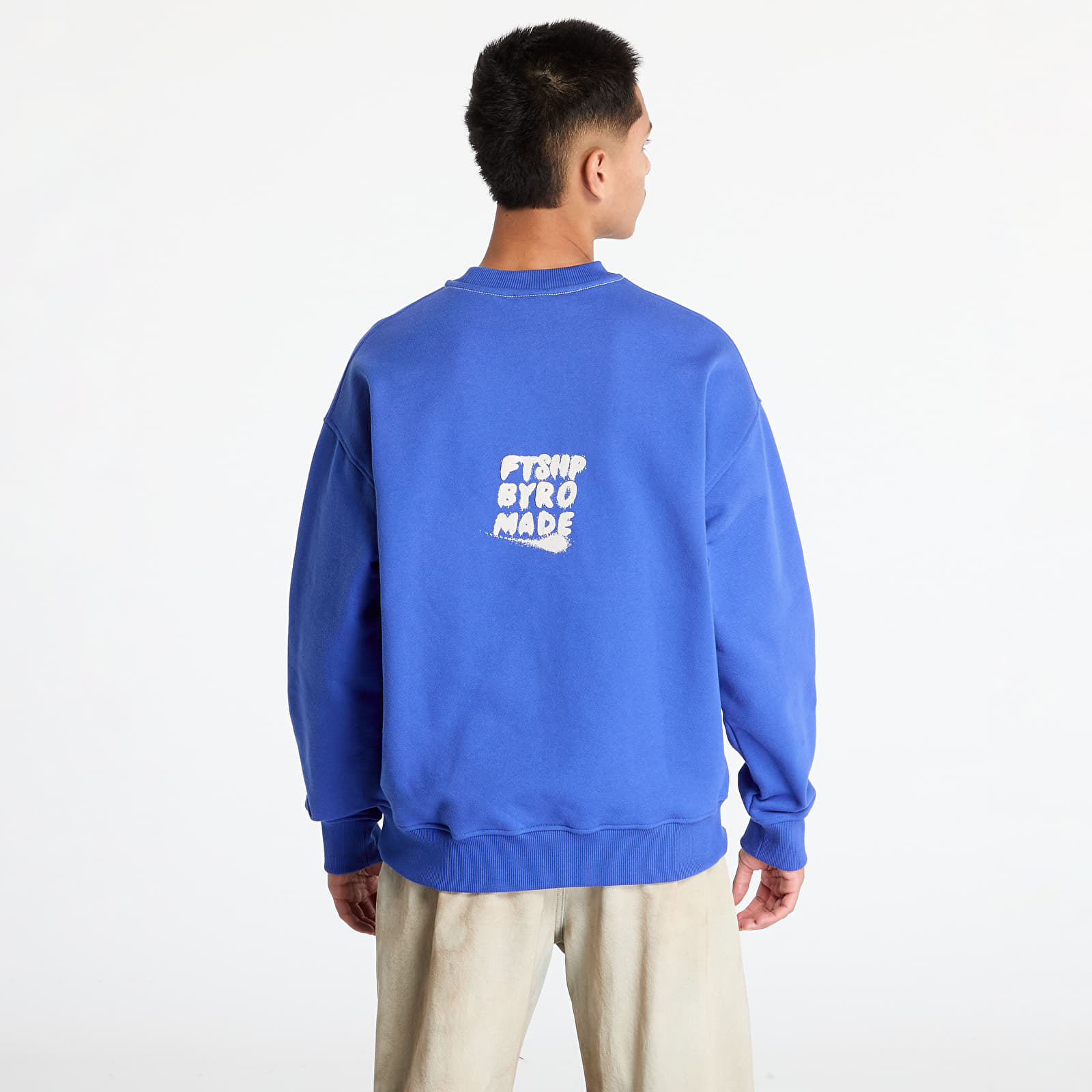 Bluzy z kapturem FTSHP RFTW Crewneck UNISEX Blue