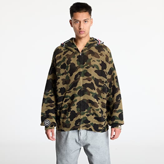 A BATHING APE Knit Sweat Shirt UNISEX Green