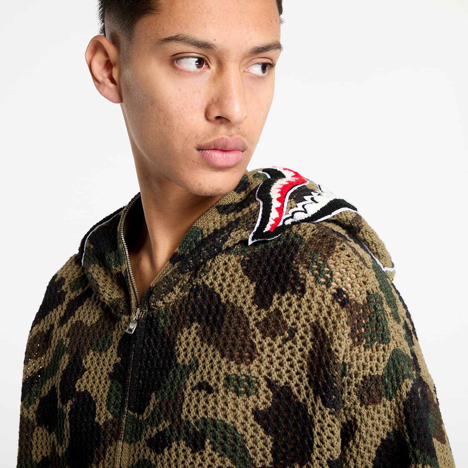 Mikiny A BATHING APE Knit Sweat Shirt UNISEX Green