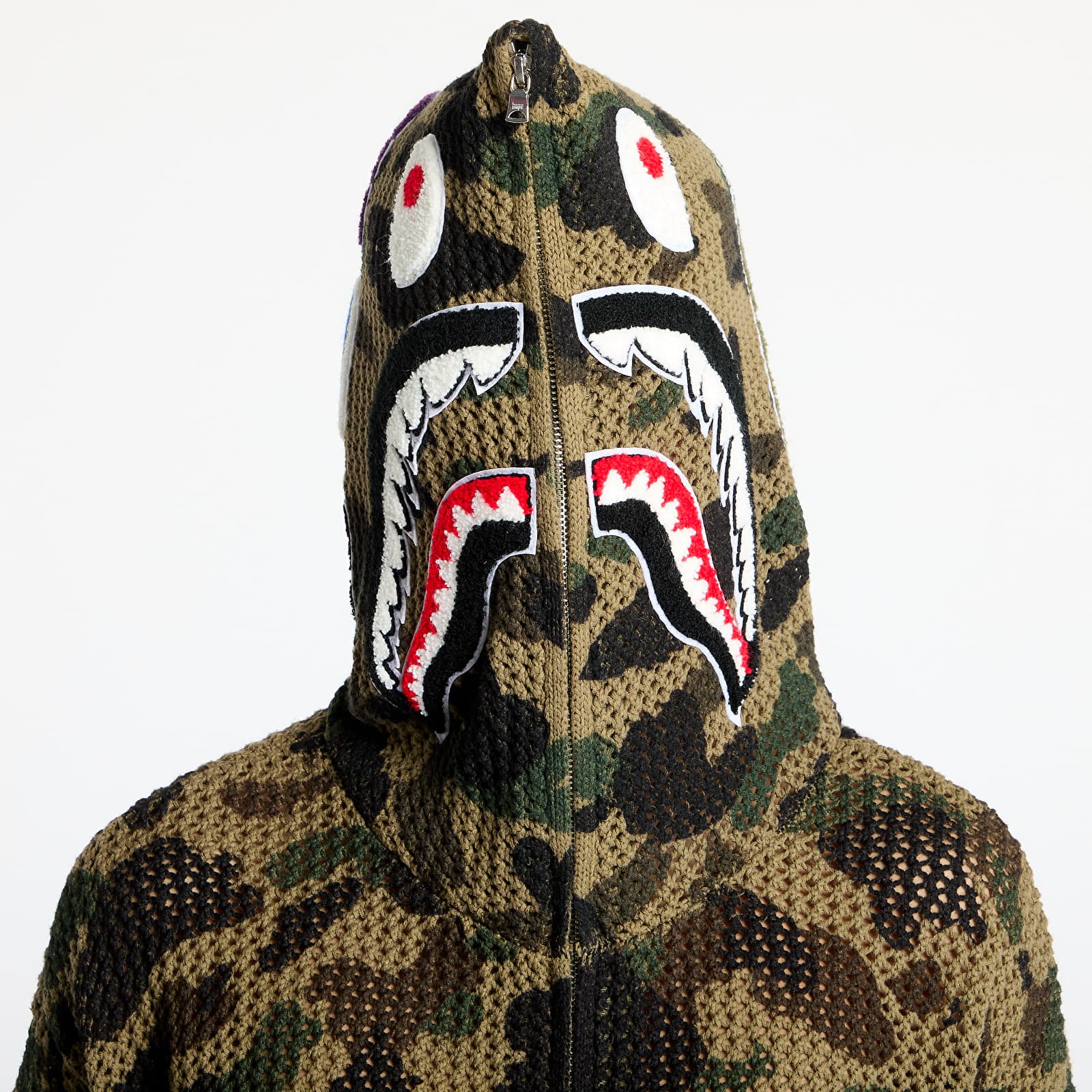 Mikiny A BATHING APE Knit Sweat Shirt UNISEX Green