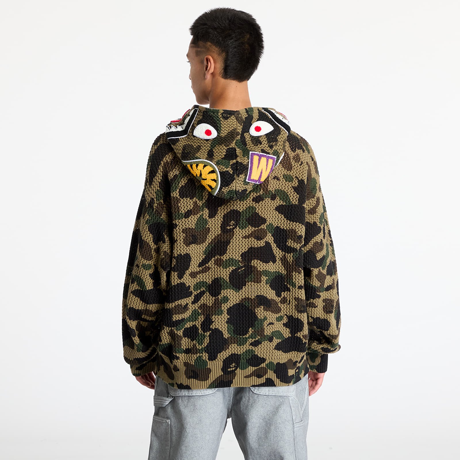 Mikiny A BATHING APE Knit Sweat Shirt UNISEX Green