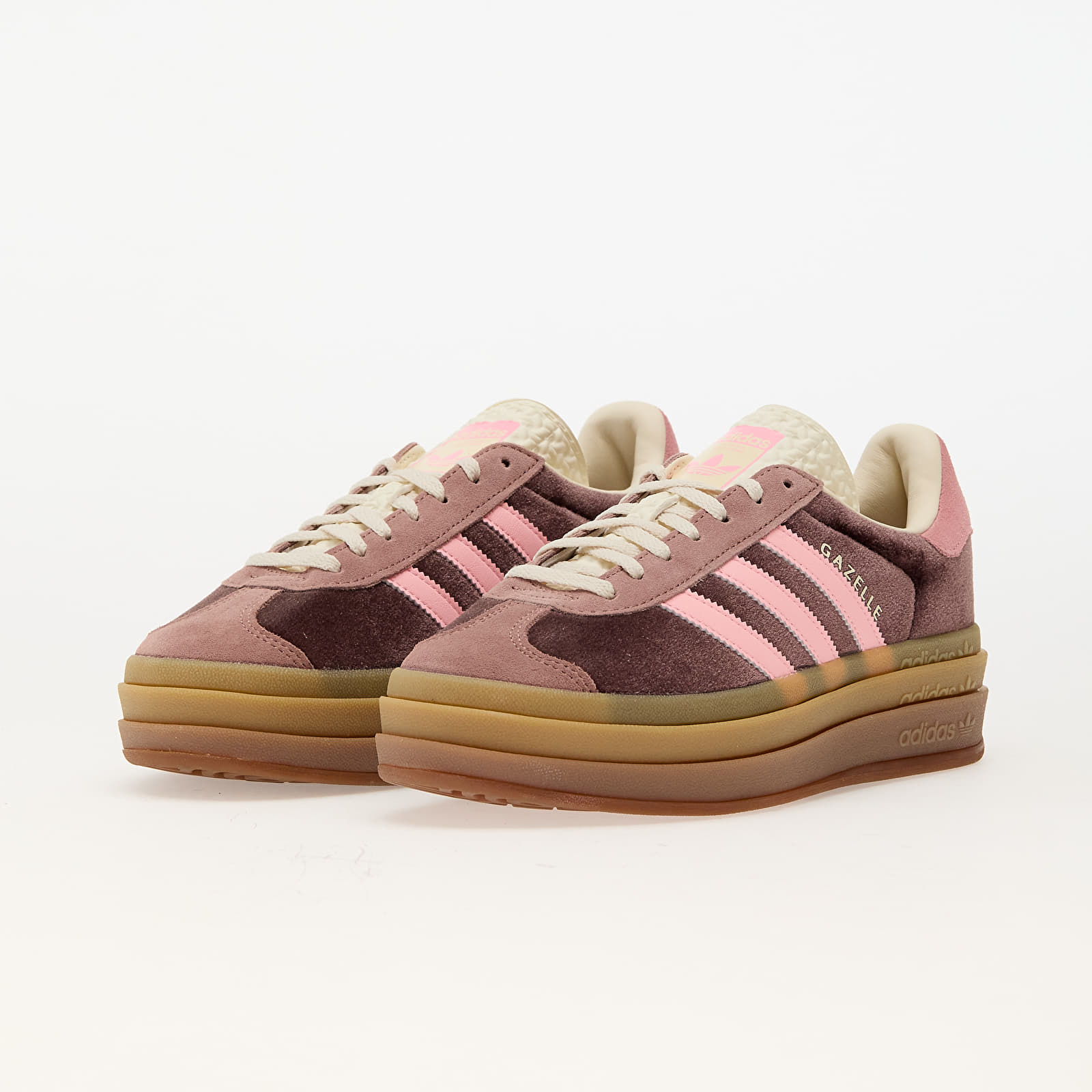 Дамски кецове и обувки adidas Gazelle Bold W Shadow Brown/ Warm Clay/ Glow Pink