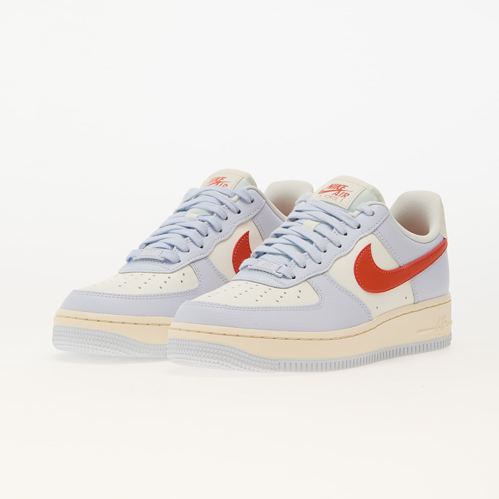Dámské tenisky a boty Nike W Air Force 1 '07 Football Grey/ Vintage Coral-Pale Ivory