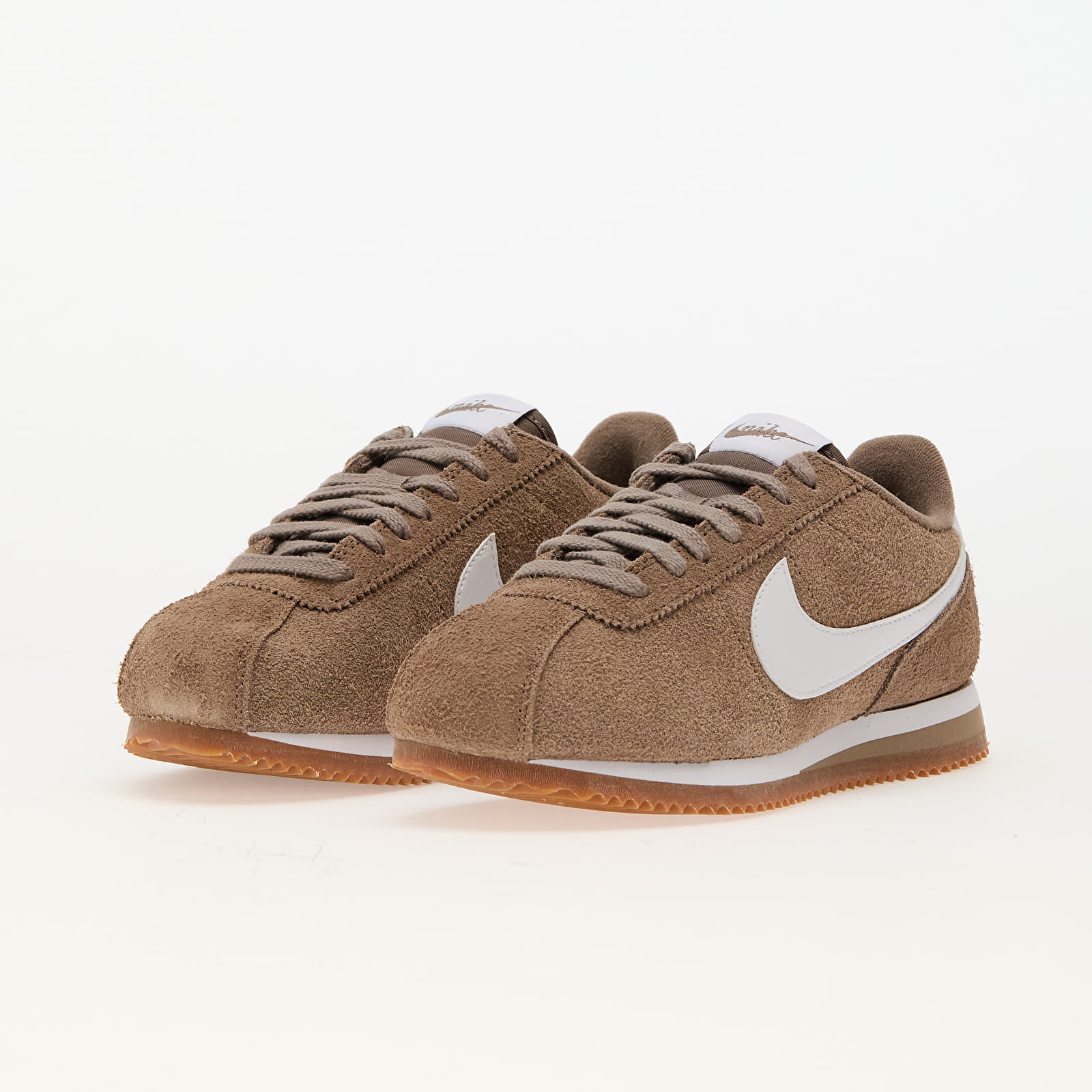 Damen Sneaker und Schuhe Nike W Cortez Vintage Mink Brown/ White-Gum Med Brown