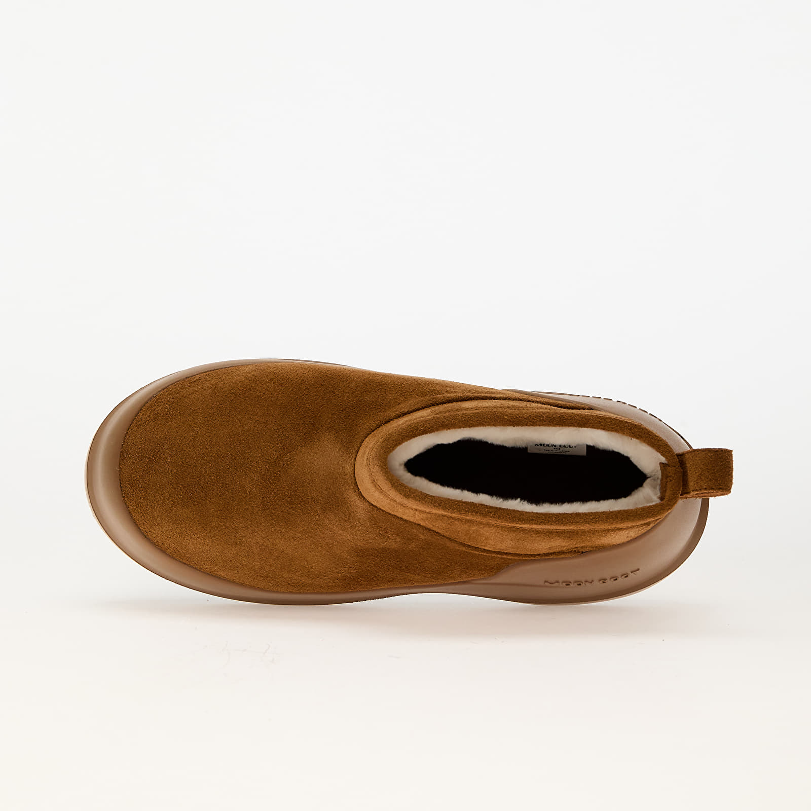 Férfi cipők Moon Boot Luna Low Boot Suede Cognac