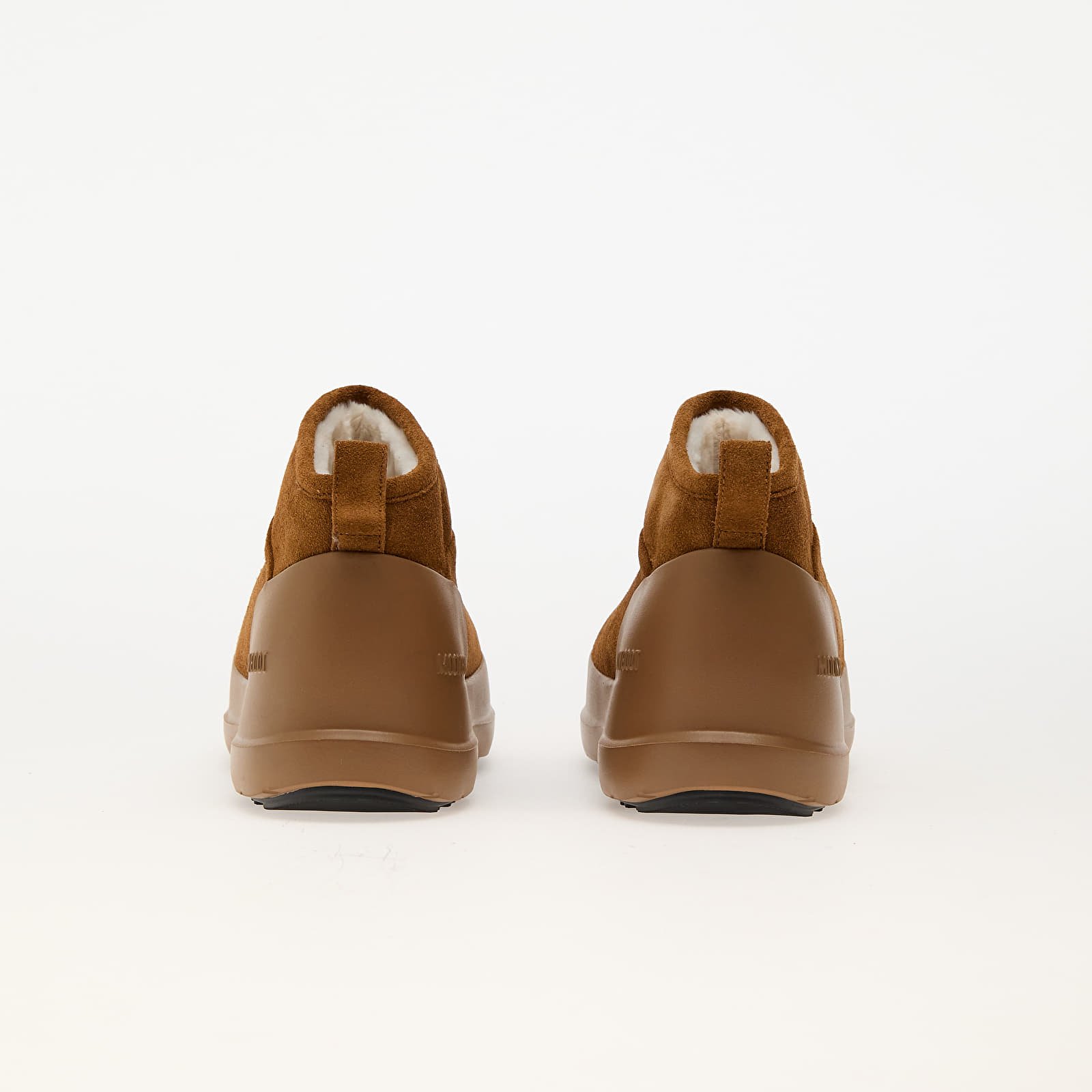Férfi cipők Moon Boot Luna Low Boot Suede Cognac