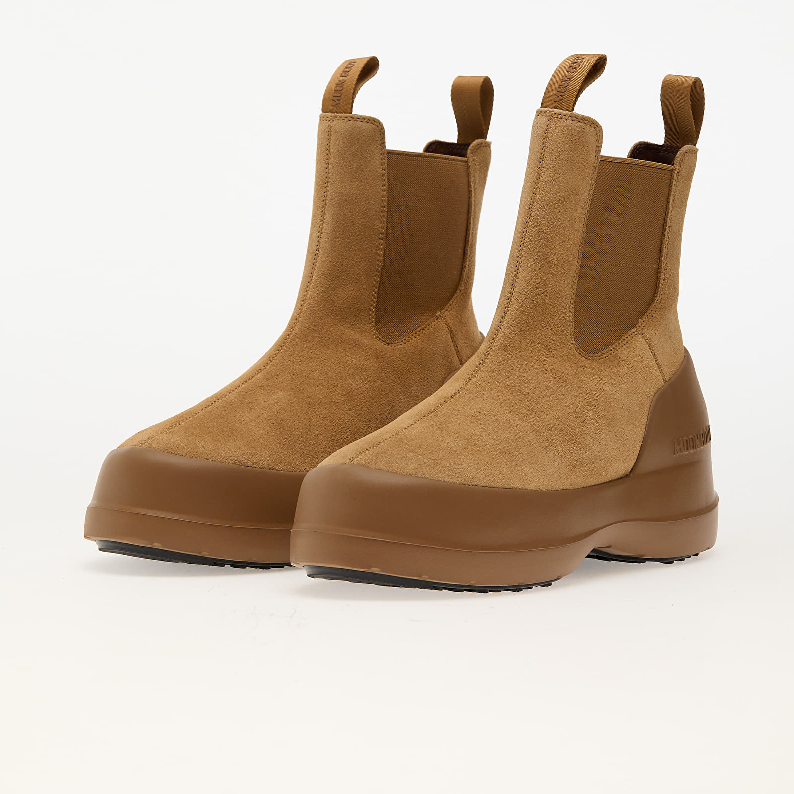 Dámské tenisky a boty Moon Boot Luna Chelsea Suede Sand